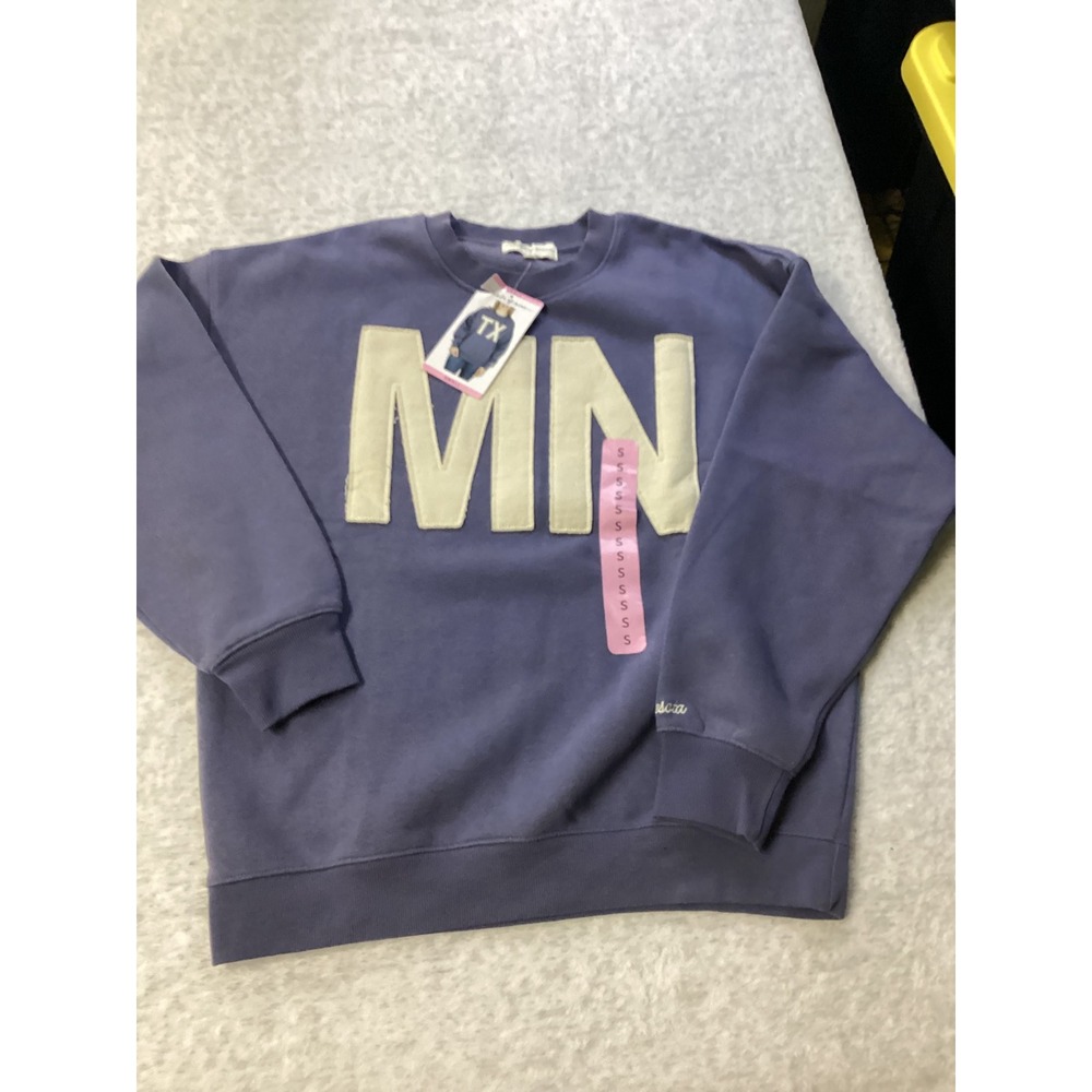 State of Mine Minnesota MN Crewneck Sweatshirt Navy Blue Small NWT‎ 16771